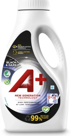 A+ Black Flytande Tvättmedel 880 ml