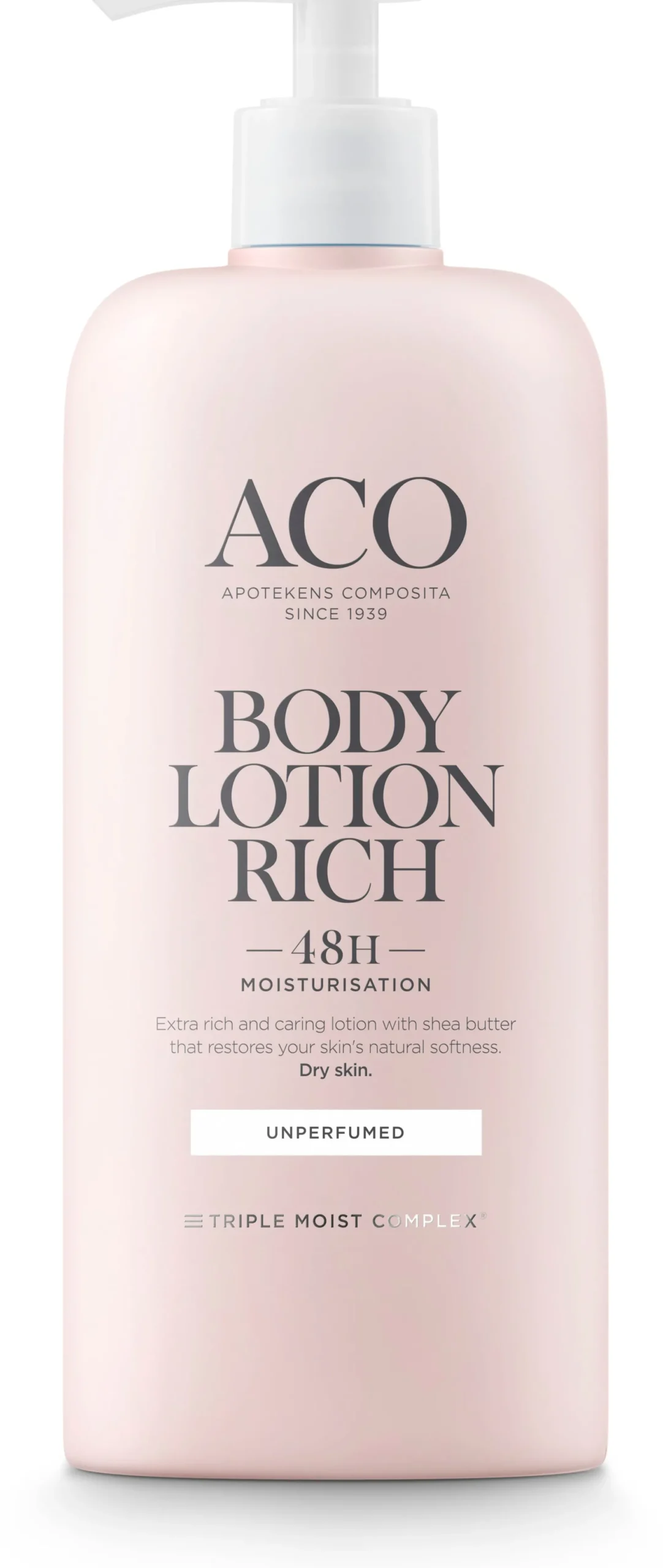 ACO Body Lotion Rich Kroppslotion Oparfymerad 400 ml