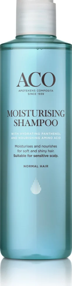 ACO Hair Care Moisturising Shampoo, Återfuktande Schampo 250 ml