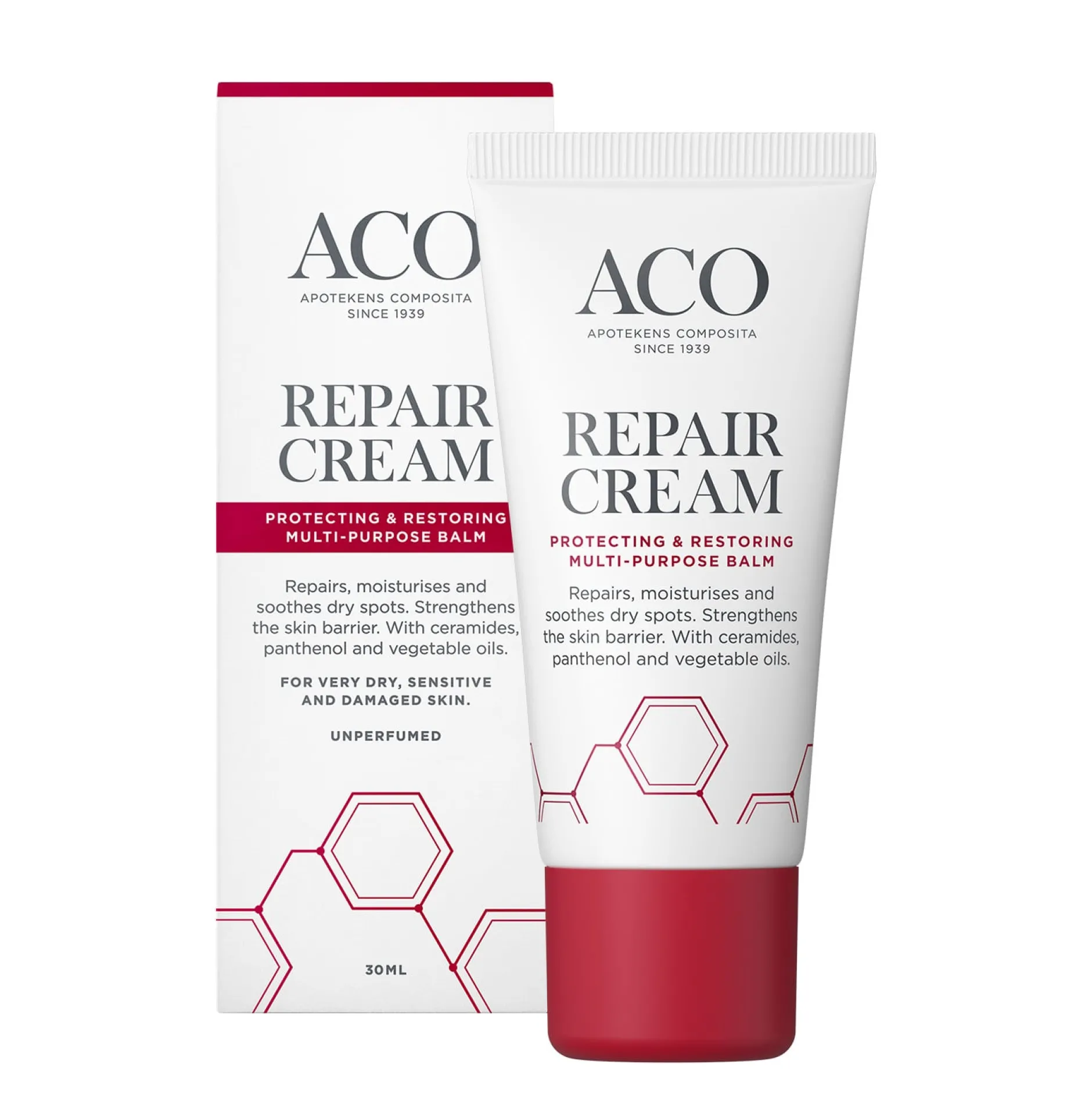 ACO Repair Cream Oparfymerad 30 ml