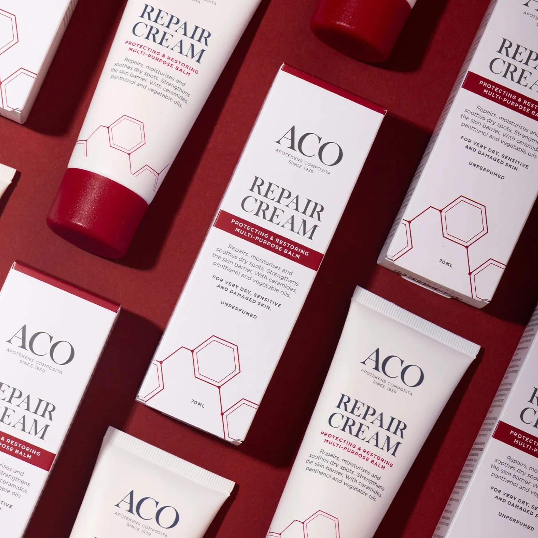 ACO Repair Cream Oparfymerad 70 ml