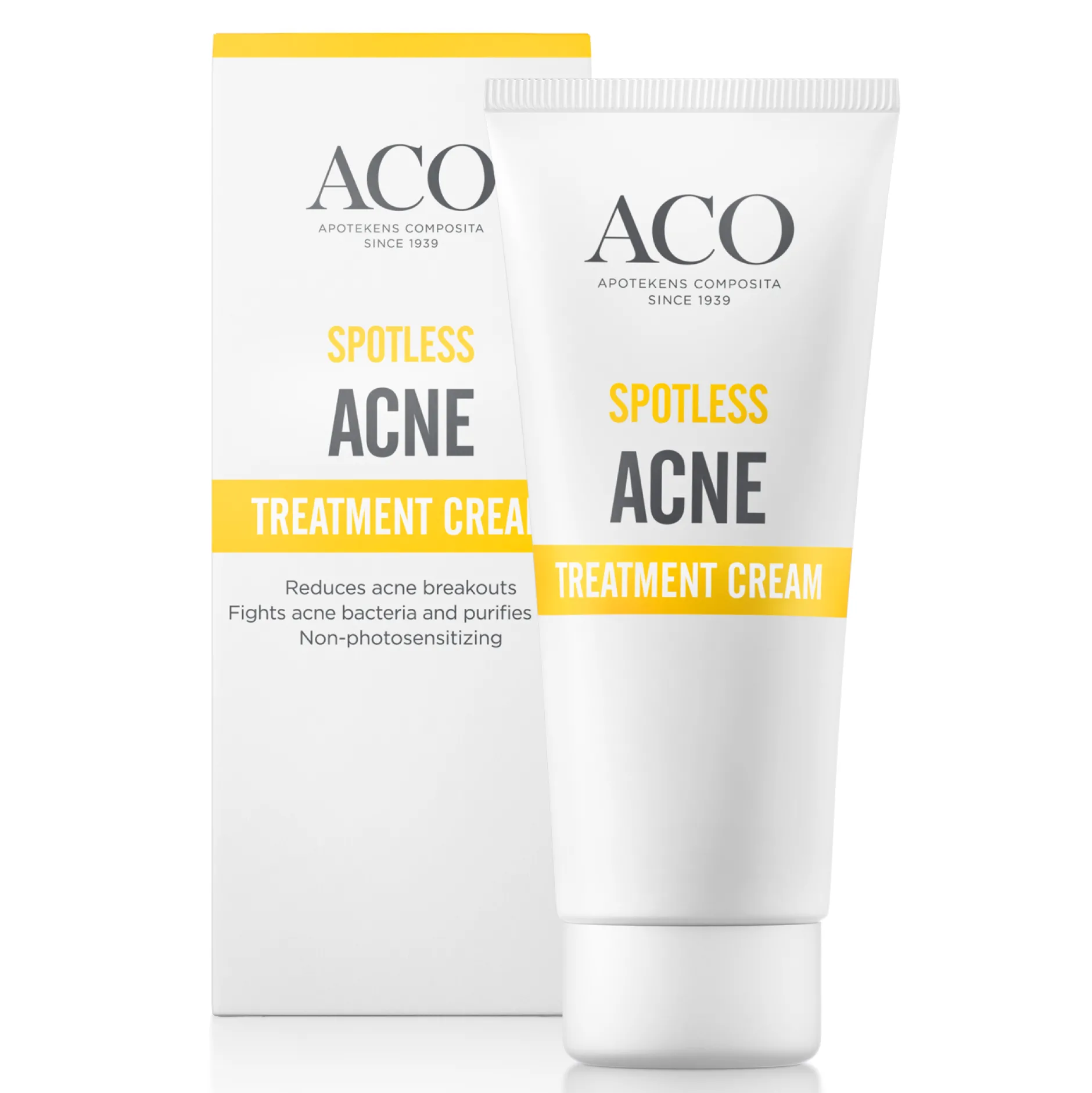 Aco Spotless Acne Treatment Cream Behandlar Akne 30 g
