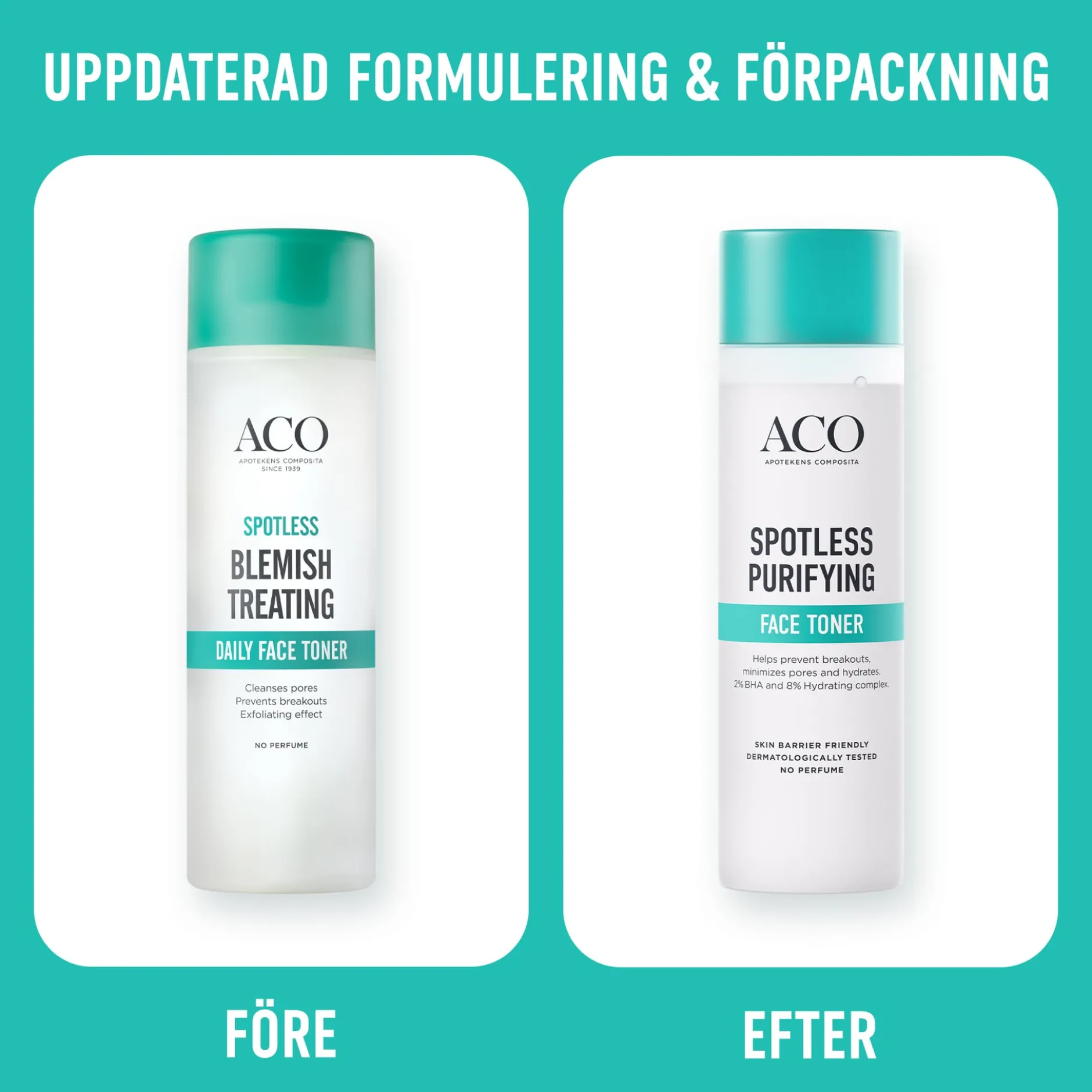 ACO Spotless Face Toner Salicylsyra BHA NP 200 ml