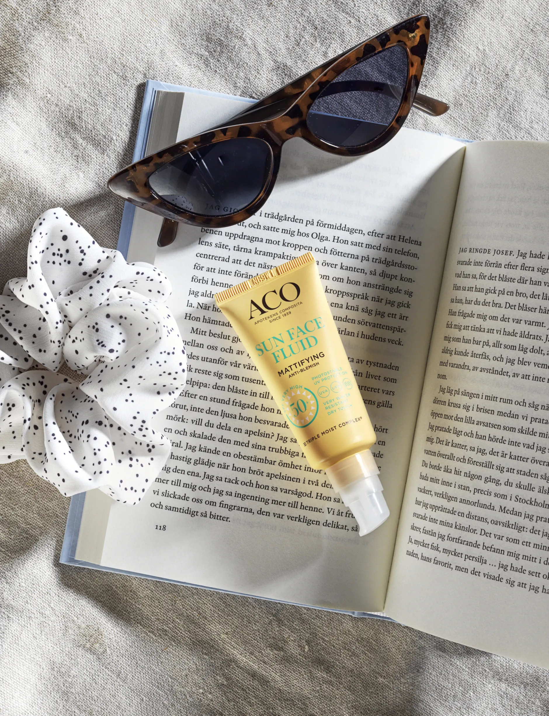 Aco Sun Face Mattifying Fluid SPF50+ Solskydd Ansikte 40 ml
