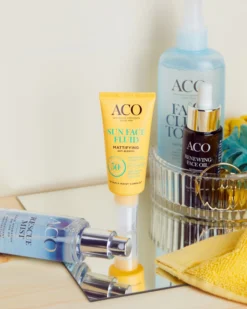 Aco Sun Face Mattifying Fluid SPF50+ Solskydd Ansikte 40 ml