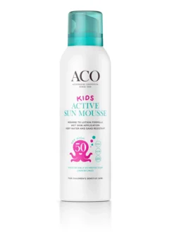 ACO Sun Kids Active Mousse SPF50 Oparfymerad 150 ml