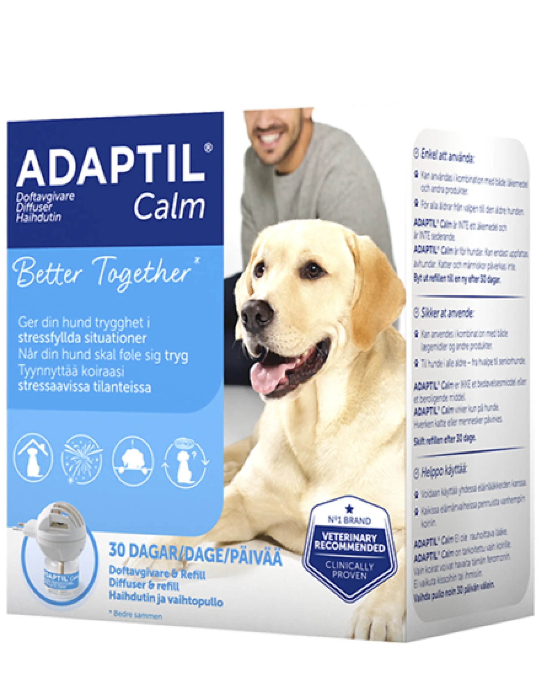 Adaptil Calm Home Doftavgivare + Refill 48 ml