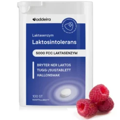 Addeira Laktasenzym Laktosintolerans 100 tuggtabletter