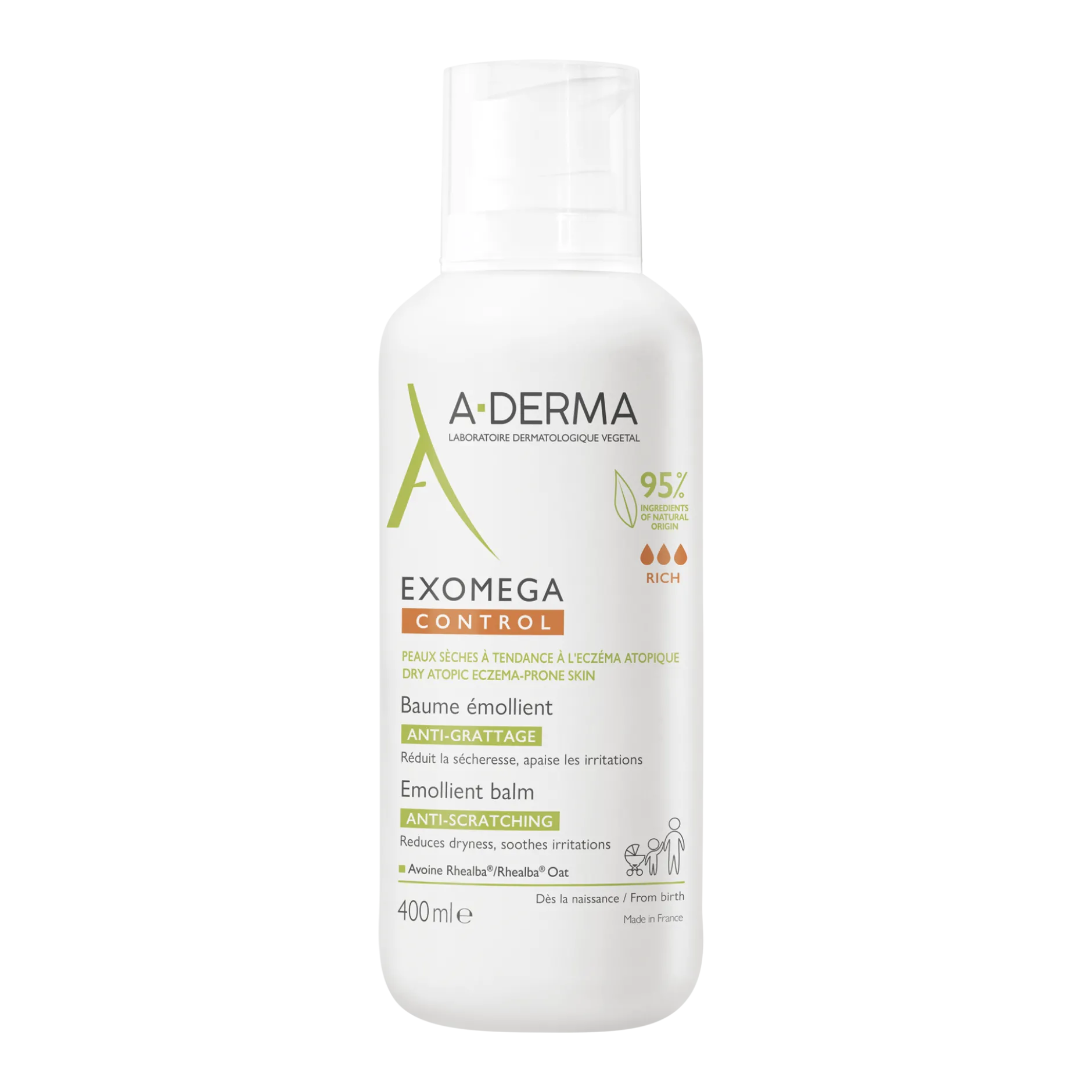 A-derma Exomega CONTROL Balm 400ml
