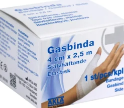 AKLA Självhäftande gasbinda 4 cm x 2,5 m