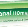 Alcosanal rektalsalva 110 mg/g 20 g