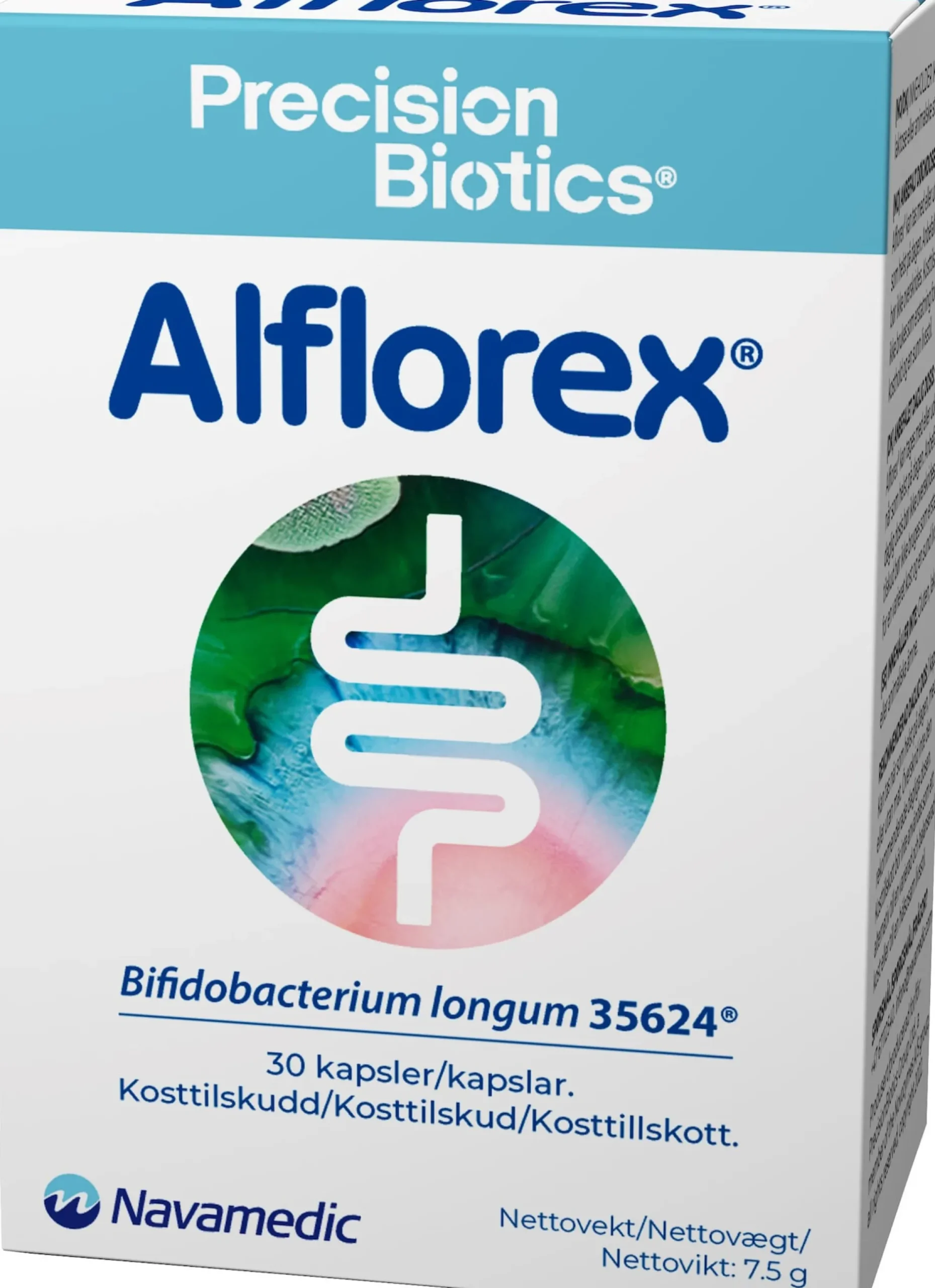 Alflorex Bifidobakterier 30 kapslar