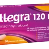 Allegra filmdragerade tabletter 120 mg, 30st