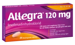 Allegra filmdragerade tabletter 120 mg, 30st