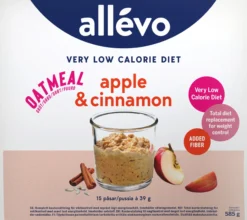 Allévo Oatmeal Apple & Cinnamon VLCD 15 st