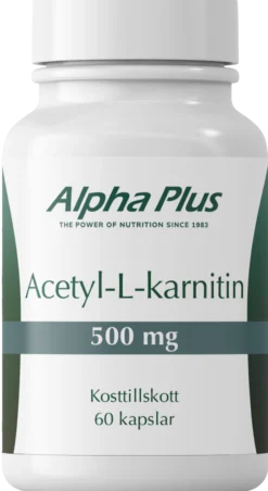 Alpha Plus Acetyl-L-karnitin 60 kapslar