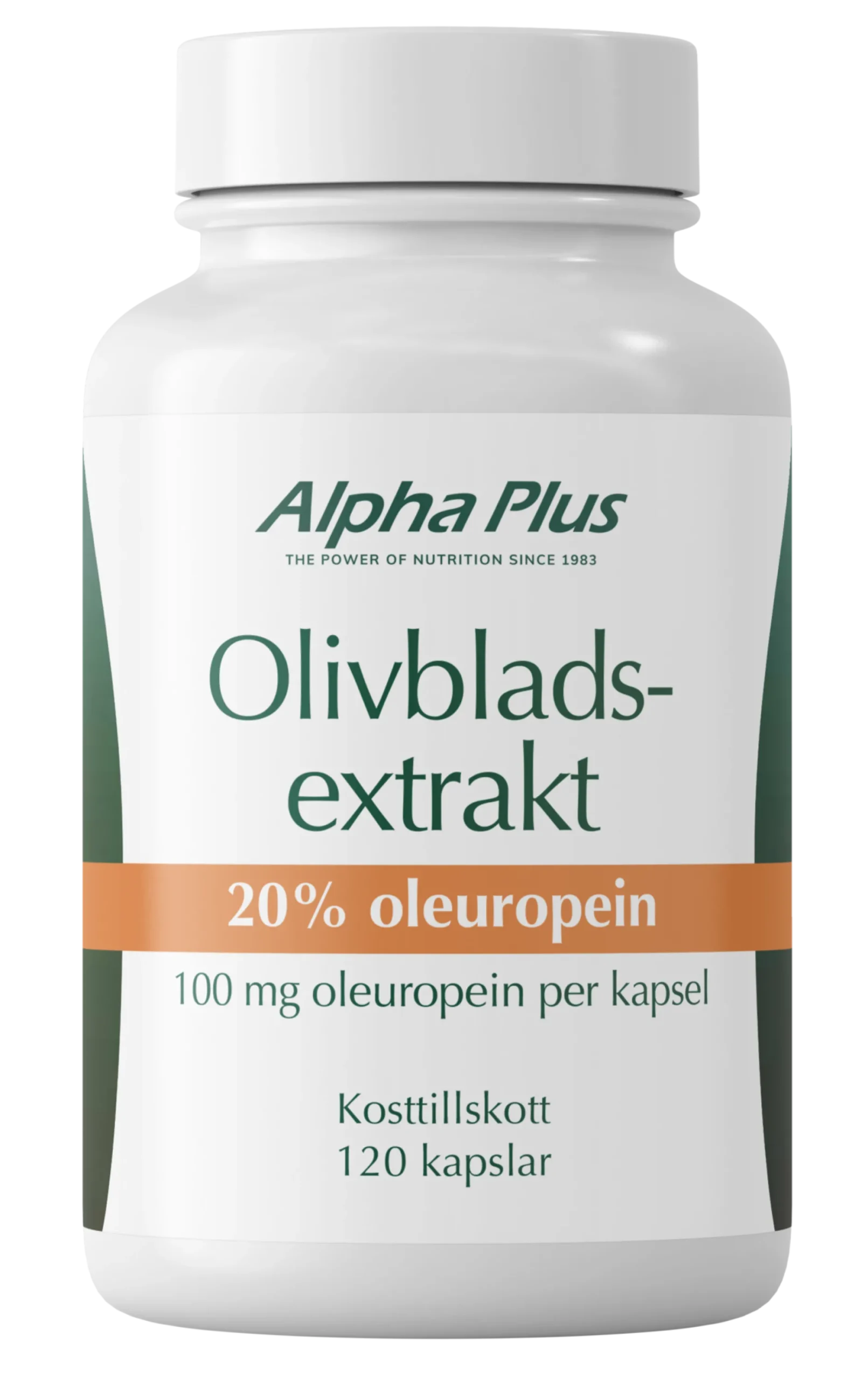 Alpha Plus Alpha Plus Olivbladextrakt 120 kapslar