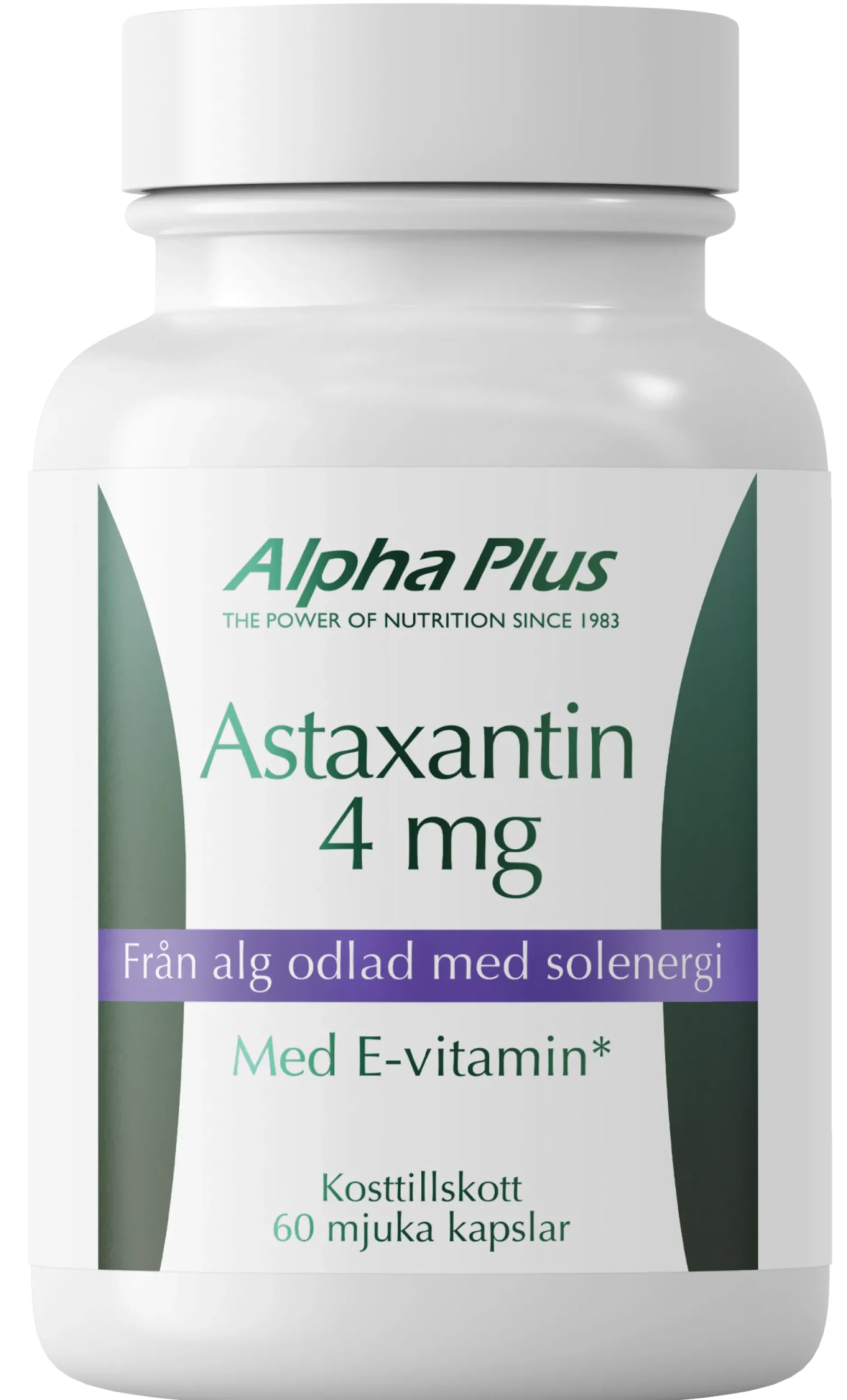 Alpha Plus Astaxantin 4mg 60 kapslar