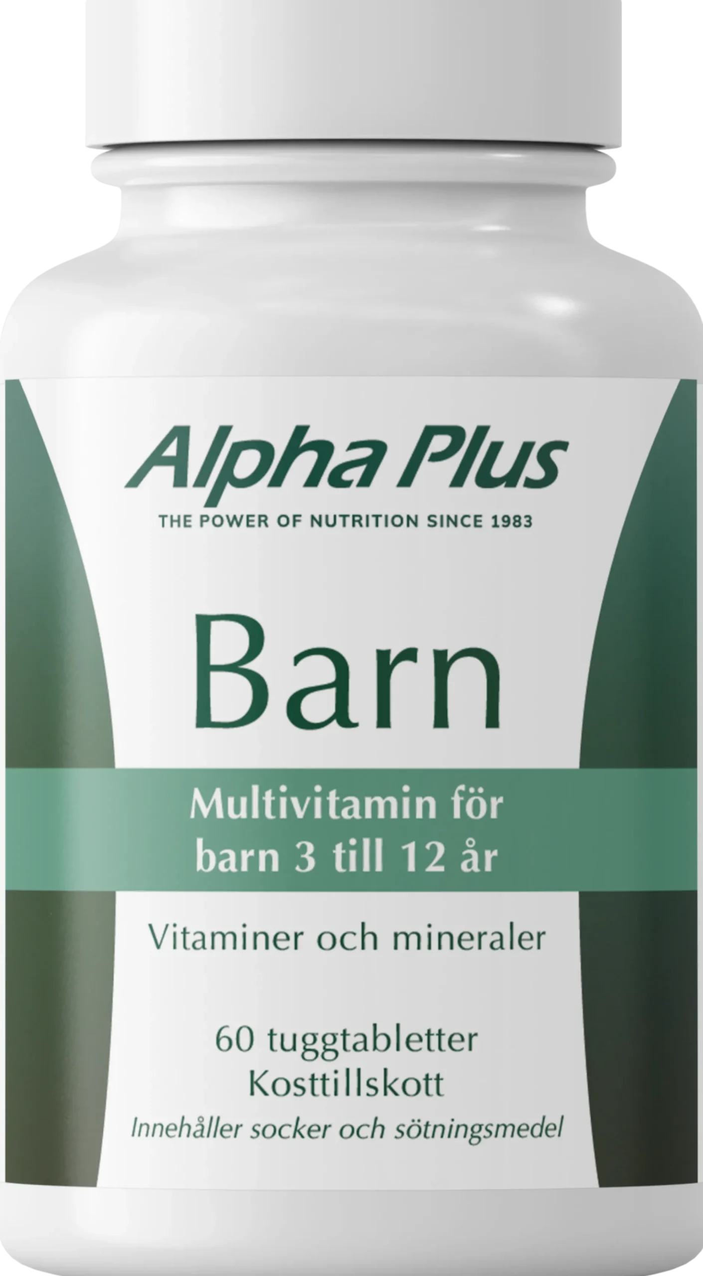 Alpha Plus Barn Multivitamin 60 tuggtabletter