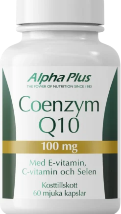 Alpha Plus Coenzym Q10 100 mg 60 kapslar