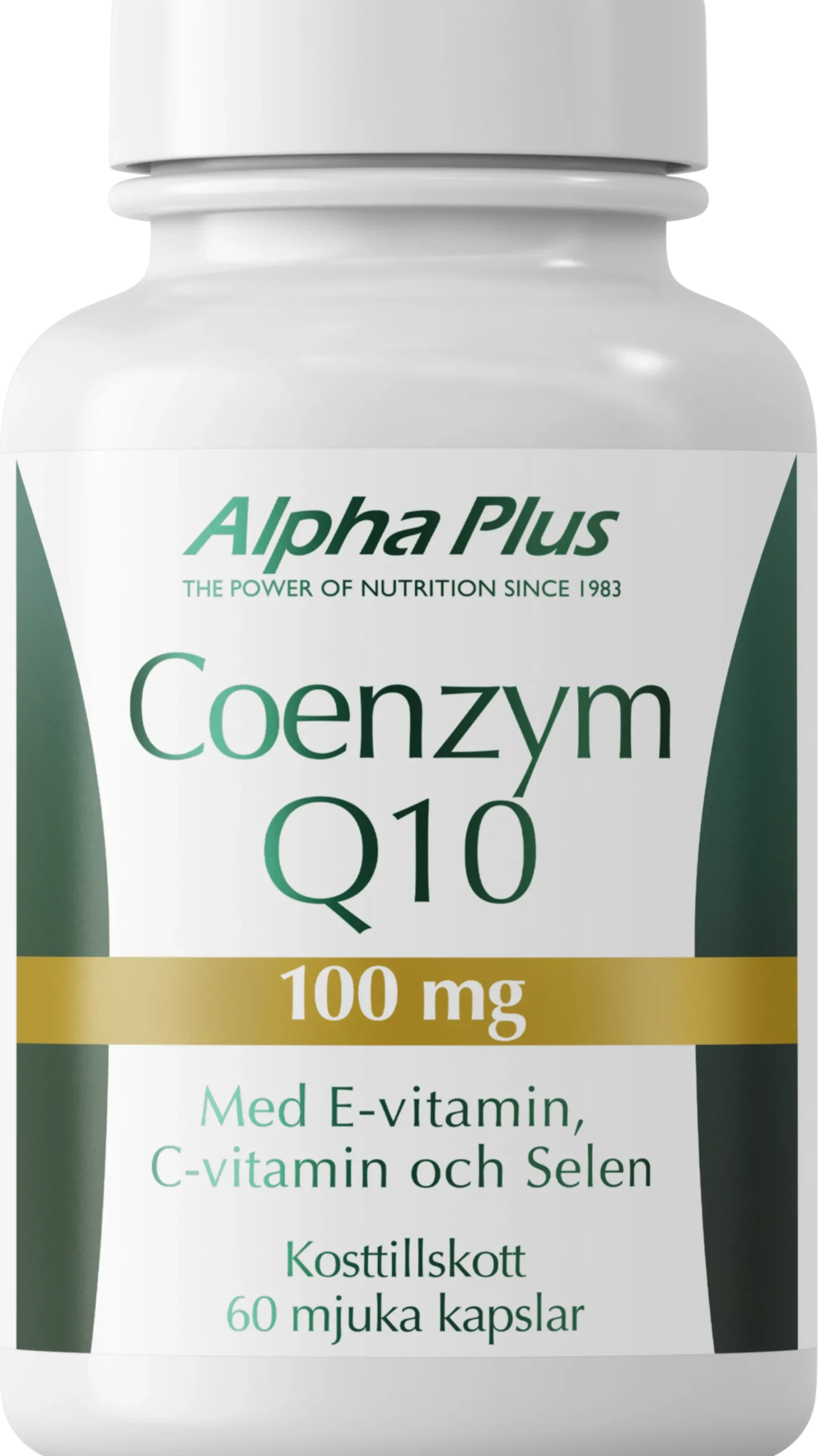 Alpha Plus Coenzym Q10 100 mg 60 kapslar