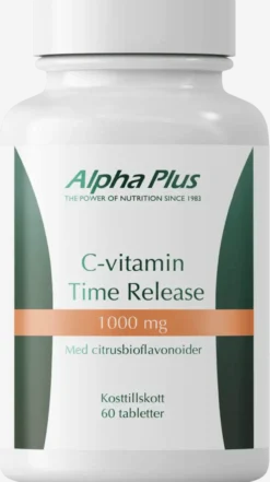Alpha Plus C-Vitamin 1000 mg Time Release 60 tabletter