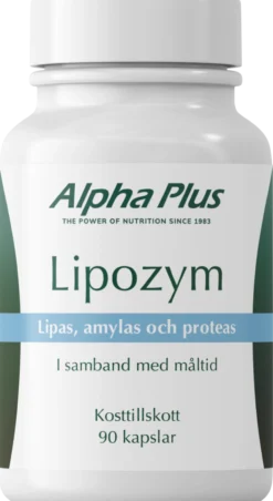 Alpha Plus Lipozym 90 kapslar