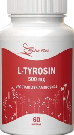Alpha Plus L-tyrosin 60 kapslar