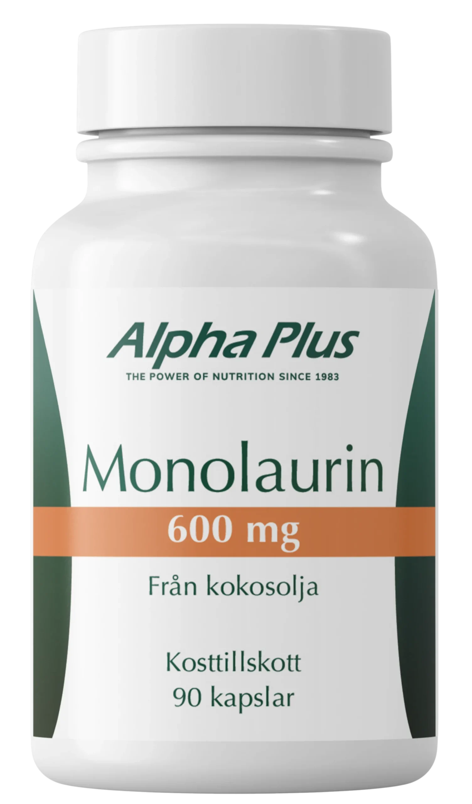 Alpha Plus Monolaurin 600mg 90 kapslar
