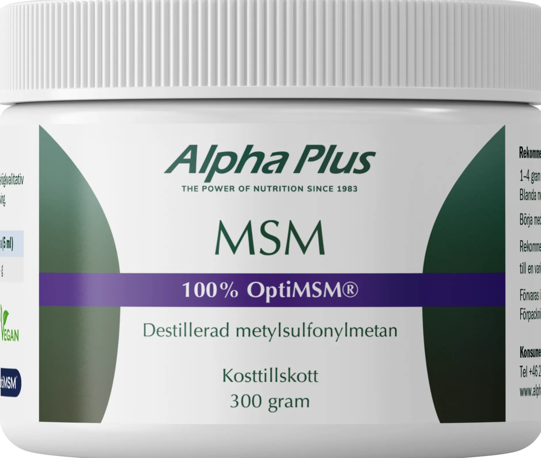 Alpha Plus MSM (OptiMSM®)300 g