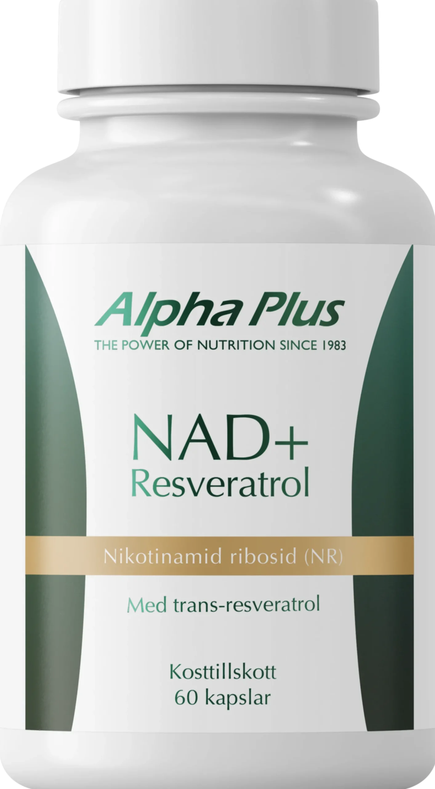 Alpha Plus NAD+ Resveratrol 60 kapslar