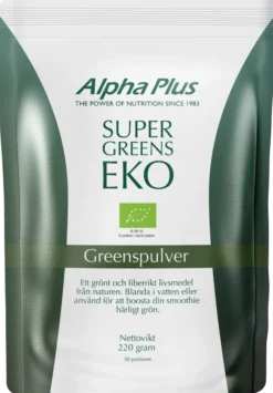 Alpha Plus Super Greens EKO 220 g