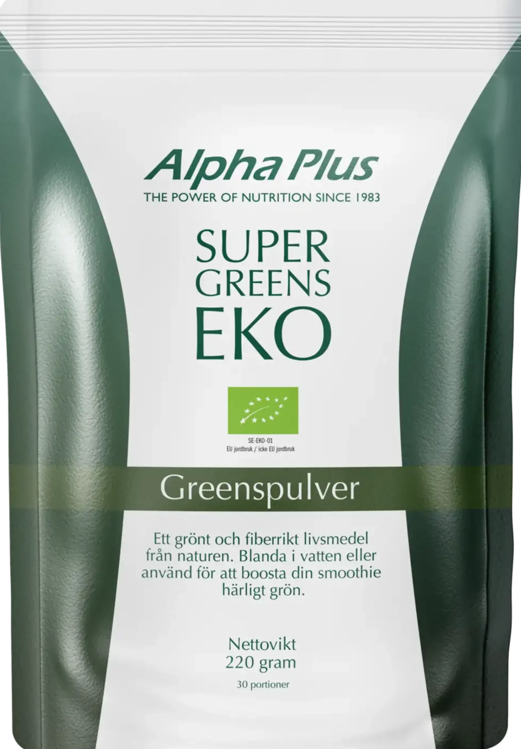 Alpha Plus Super Greens EKO 220 g