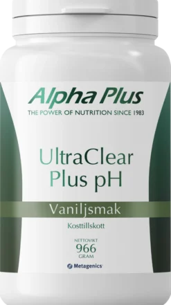 Alpha Plus UltraClear Plus pH Vaniljsmak 966g