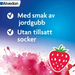 Alvedon 250 mg paracetamol(15-40 kg) Munsönderfallande Tabletter 12 st