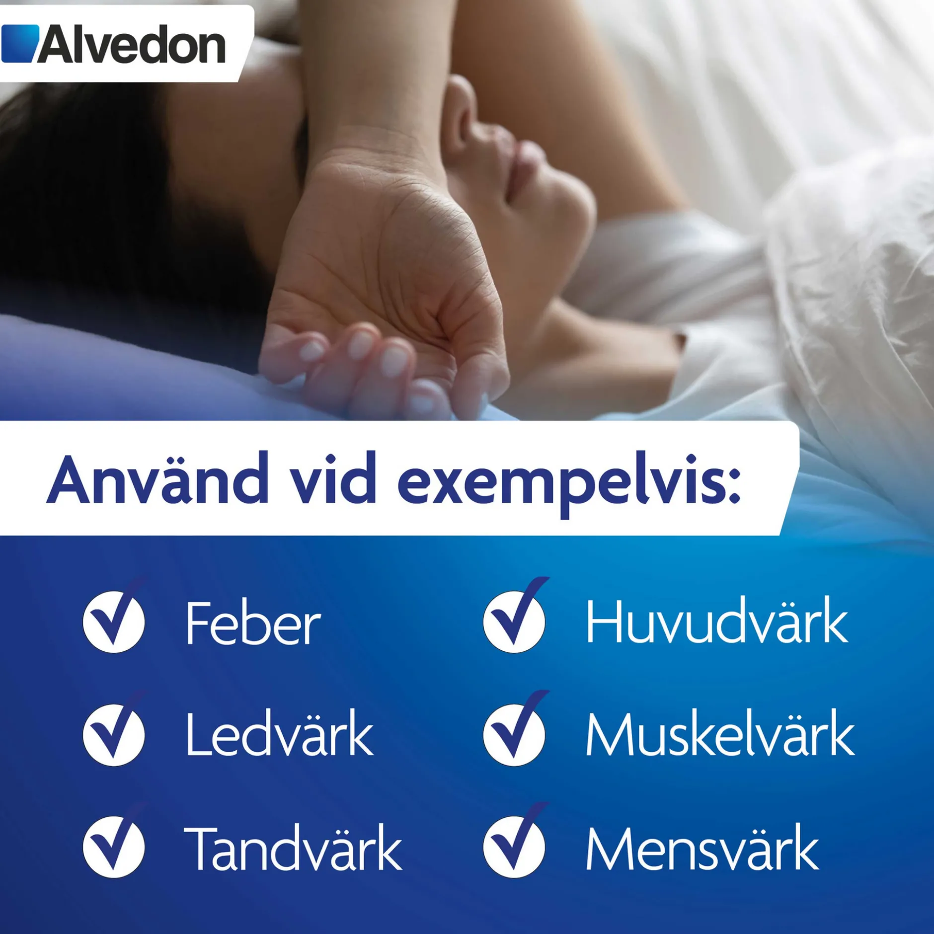 Alvedon Munsönderfallande Tabletter 500 mg 16 st