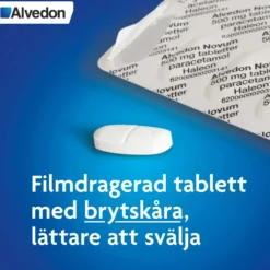 Alvedon Novum 500 mg Paracetamol Filmdragerade Tabletter 20 st