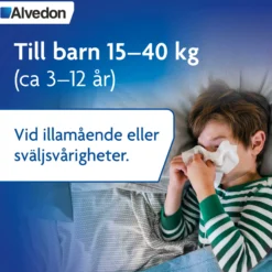 Alvedon Suppositorium 250mg paracetamol (för barn 15-40kg) 10 st