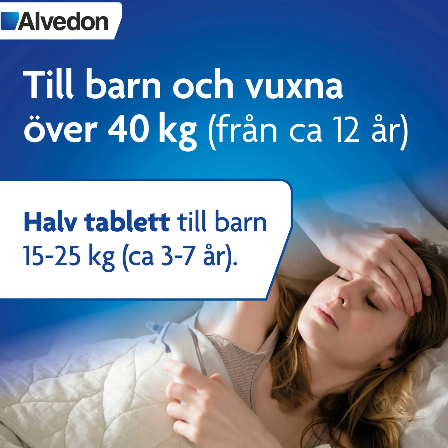 Alvedon Tabletter 500 mg Paracetamol 20 st