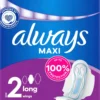 Always Maxi Long Pads Wings 12 st