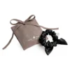 Amelie Soie Silk Bow Black 1 st