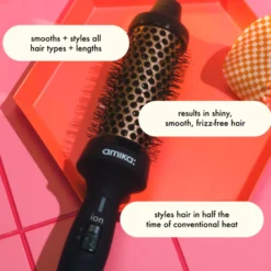 amika Bombshell Blowout Thermal Brush Rose Gold