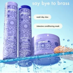 amika Bust Your Brass Cool Blonde Intense Repair Mask 250 ml