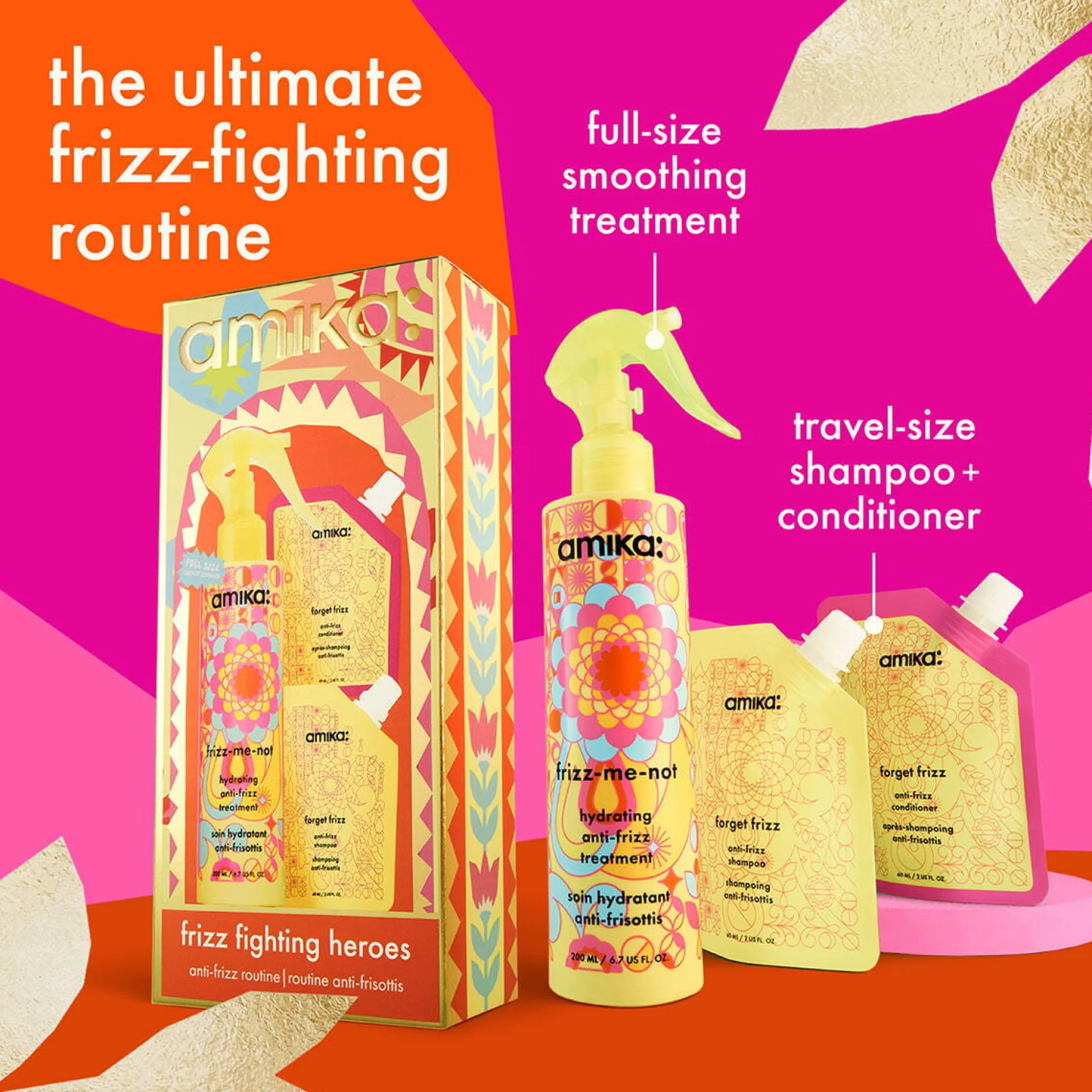 amika Frizz-Fighting Heroes Frizz Set
