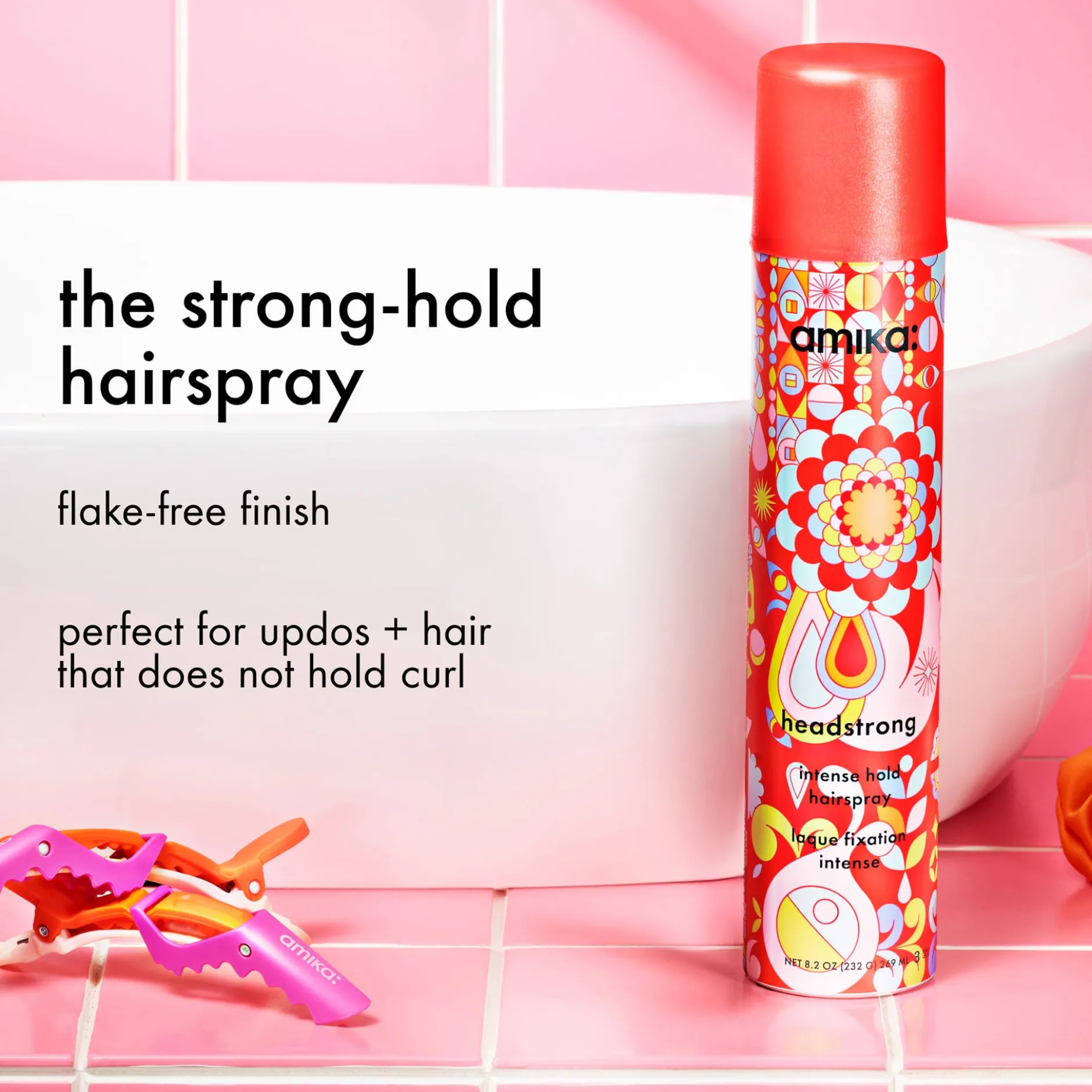 amika Headstrong Intense Hold Hairspray 248 ml