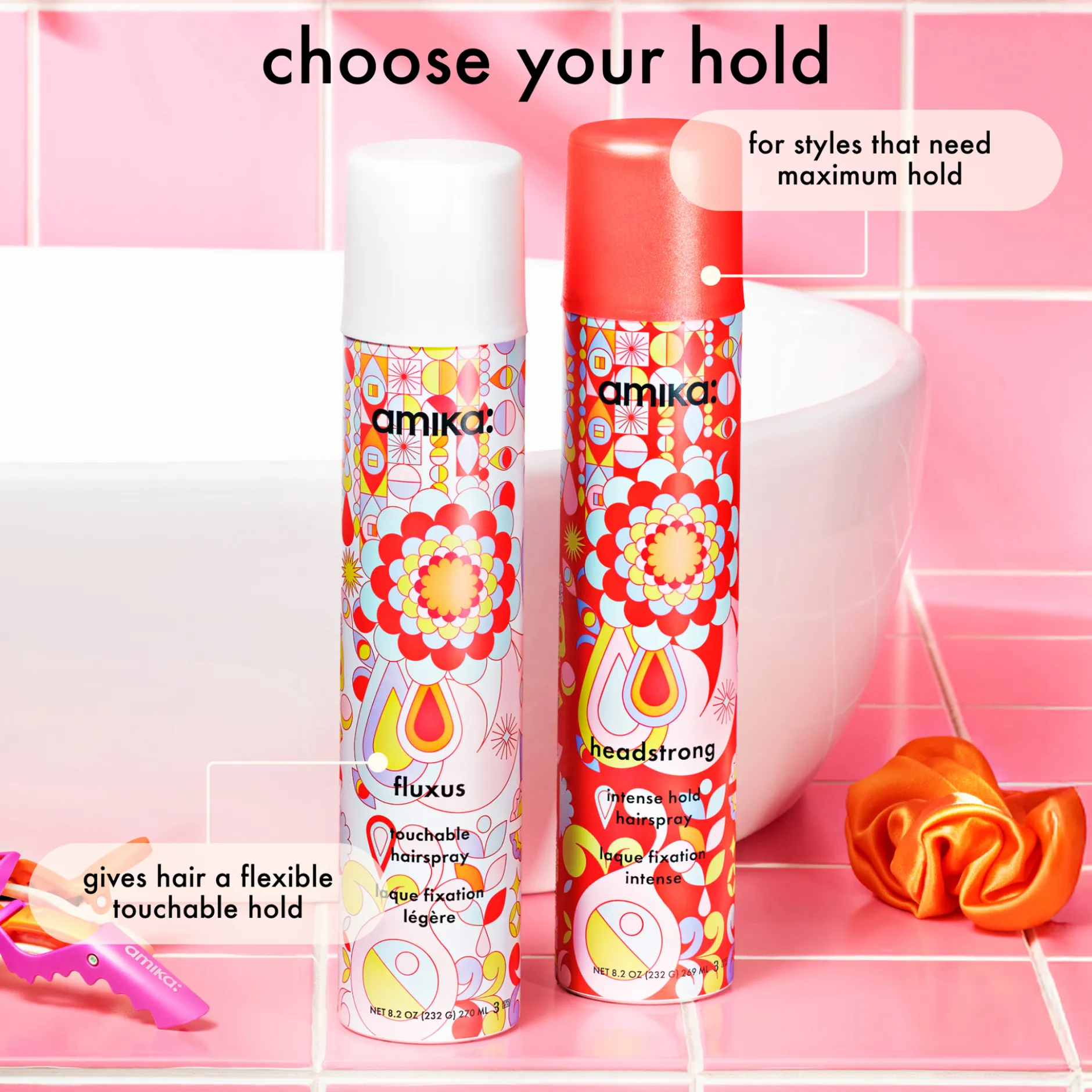 amika Headstrong Intense Hold Hairspray 248 ml