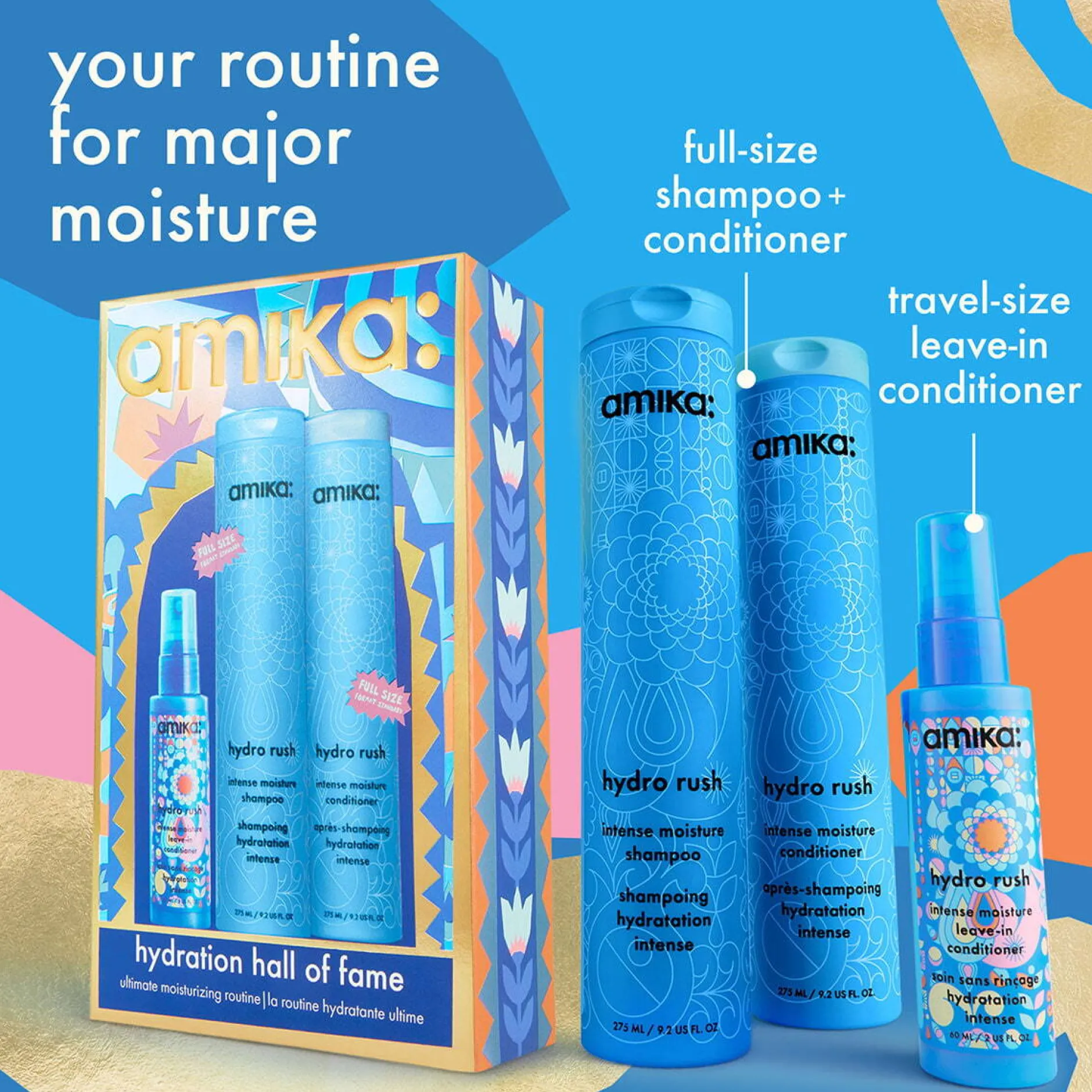 amika Hydration Hall Of Fame Hydro Set