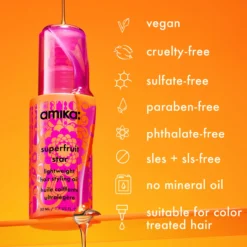 amika Superfruit Star Lightweight Hair Styling Oil 20 ml