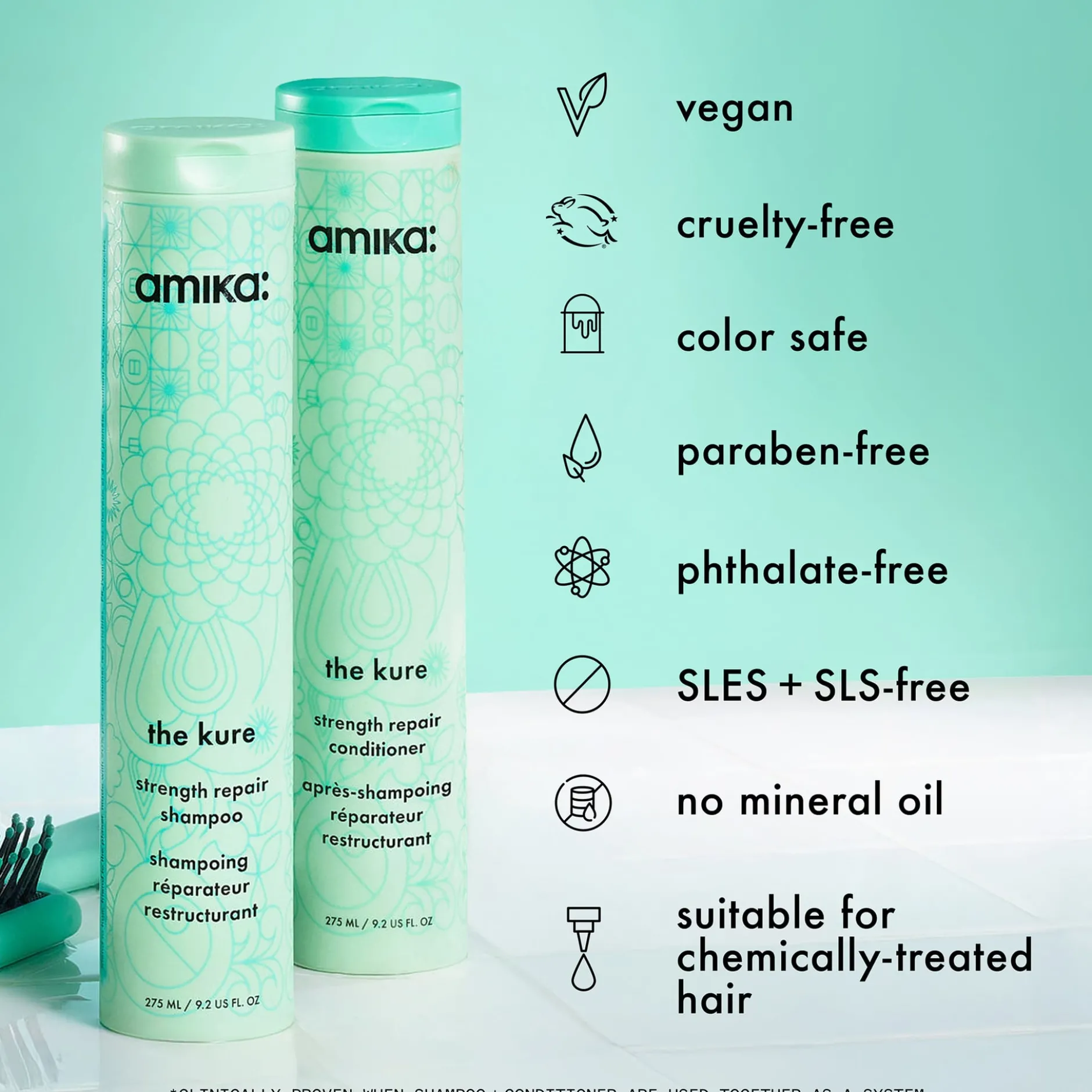 amika The Kure Bond Repair Conditioner 275 ml