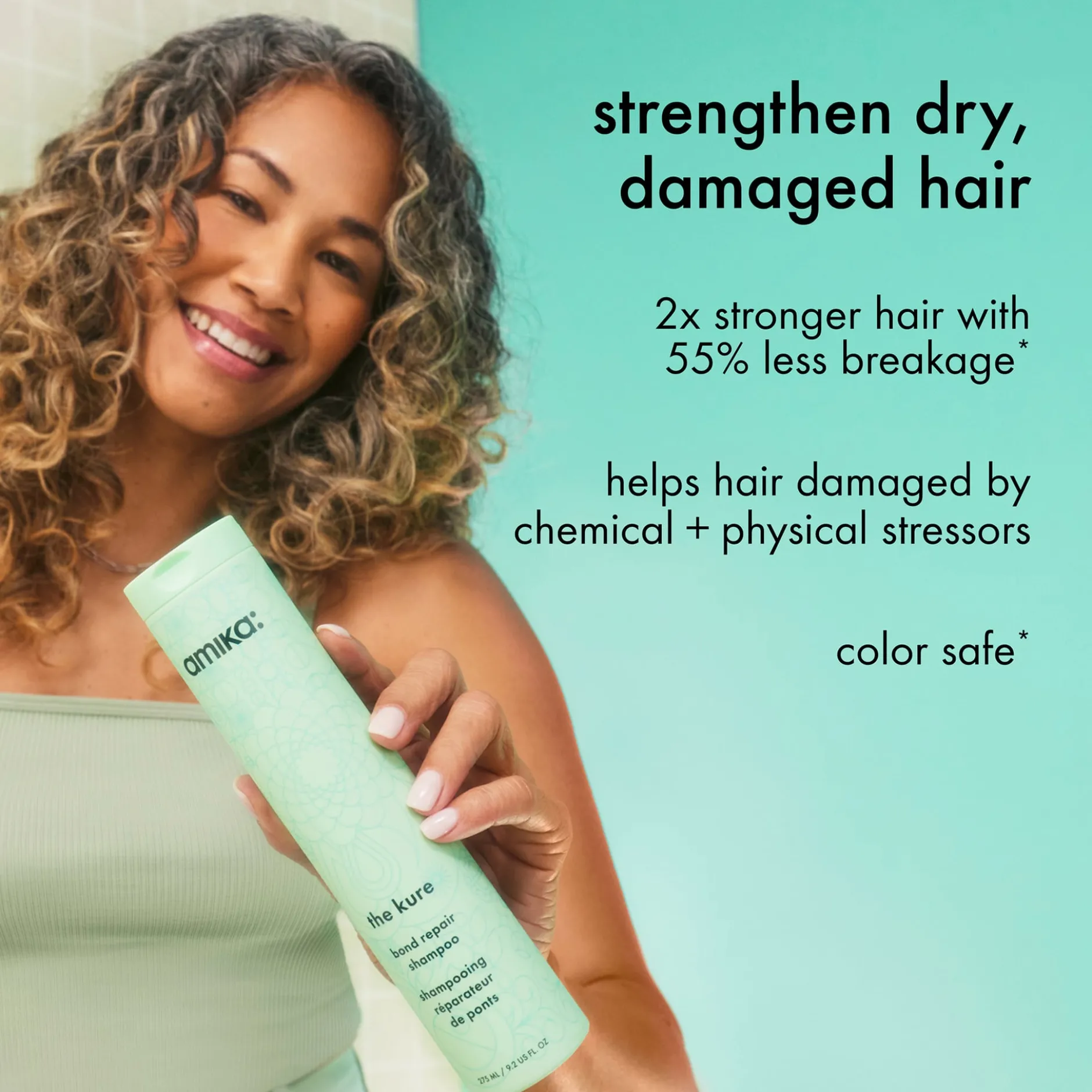 amika The Kure Bond Repair Shampoo 275 ml